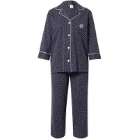 Ralph Lauren Pyjama navy / wit