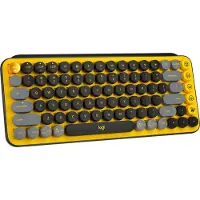 Logitech POP Keys Mechanisch Draadloos Toetsenbord Geel Azerty