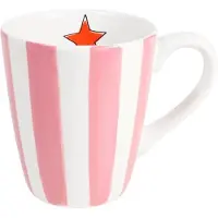 Blond Amsterdam UNI Roze Streep Mok - 0,35 L