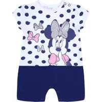 Disney Witte en marineblauwe rompers - Minnie Mouse / 62 cm