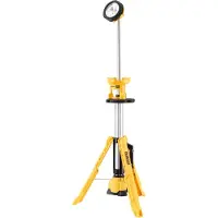 DeWalt DCL079P1 | XL LED Werklamp met statief 18V (1x 5.0Ah accu + lader) - DCL079P1-QW