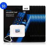 ISTORAGE MicroSD Card 64GB - 10 Pack - alleen te gebruiken met de datAshur SD flashdrive (module) - IS-FL-DSD-256
