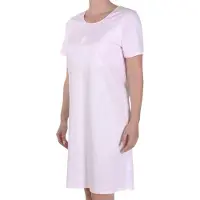Féraud Dames dames nachthemd - 90 cm lang korte mouwen