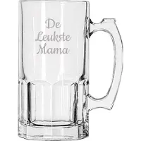 Libbey Gegraveerde Bierpul 1ltr De Leukste Mama
