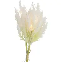 Non-Branded Decoratietak Astilbe Led 25,4 Cm Zeide Crème