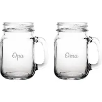 Fusion Gegraveerde Drinkglas 45cl Opa & Oma