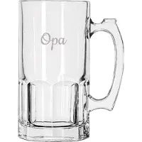 Libbey Gegraveerde Bierpul 1ltr Opa