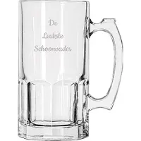 Libbey Gegraveerde Bierpul 1ltr De Leukste Schoonvader