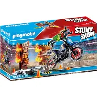 Playmobil 70553 Stuntshow Motor Met Vuurmuur