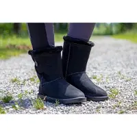 HKM Allweatherlaars Davos Button Fur zwart maat 34