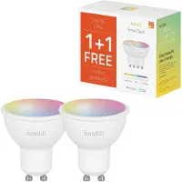 Hombli Smart Spot dimbaar wit en kleur Duo-Pack