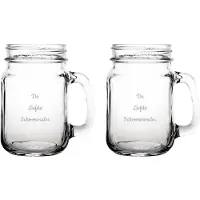Fusion Gegraveerde Drinkglas 45cl De Liefste Schoonvader-De Liefste Schoonmoeder