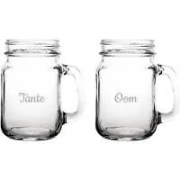 Fusion Gegraveerde Drinkglas 45cl Tante & Oom