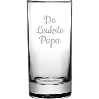 Fusion Gegraveerde longdrinkglas 28,5cl De Leukste Papa