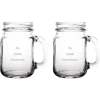 Fusion Gegraveerde Drinkglas 45cl De Leukste Schoonvader-De Leukste Schoonmoeder