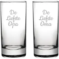 Fusion Gegraveerde longdrinkglas 28,5cl De Liefste Opa-De Liefste Oma