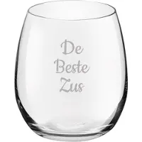 Royal Leerdam Gegraveerde Drinkglas 39cl De Beste Zus