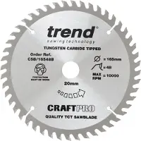 Trend Cirkelzaagblad 165x20x2,2mm 48T