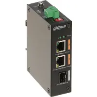 Dahua PFS3103-1GT1ET-60-V2 3-poorts onbeheerde robuuste desktop switch met 2 PoE-poorten