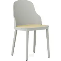 Normann Copenhagen Tuinstoel Allez Molded Wicker Seat Warm Grey