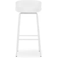 Normann Copenhagen Barstoel Hyg Steel 75 cm White