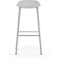 Normann Copenhagen Form barkruk metalen poten 75 cm wit