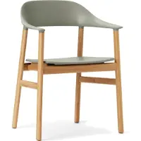 Normann Copenhagen Herit eiken stoel Dusty Green