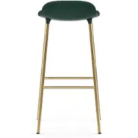 Normann Copenhagen Barstoel Form Barstool 75 cm Brass Green