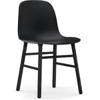 Normann Copenhagen Stoel Form Black Oak Black