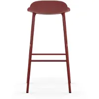 Normann Copenhagen Barstoel Form Barstool 75 cm Steel Red