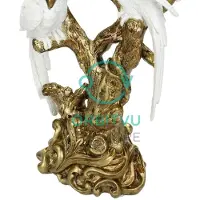 HD Living Kandelaar Bird White 12,5 x 22,8 x 37,5 cm