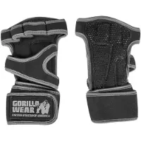 Gorilla wear Yuma Krachtsport Handschoenen - Zwart/Grijs - XL