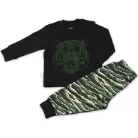 Frogs and Dogs - Pyjama Tijger - Zwart - Maat 116 -