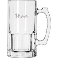 Libbey Gegraveerde Bierpul 1ltr Broer