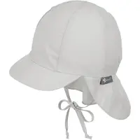 Sterntaler pet met piek met nekbescherming lichtgrijs