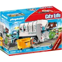 Playmobil 70885 Vuilniswagen met zwaailicht (70885, Playmobil Stadsleven)