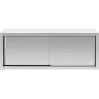 Royal Catering RVS wandkast - 160 x 45 cm