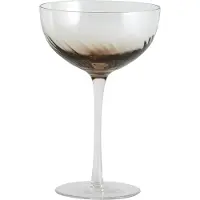 Nordal Garo cocktail glazen bruin - set van 8 stuks