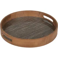Be Home serveerplank mangohout zwart 83x40cm - set van 2