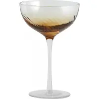 Nordal Garo cocktail glazen amber - set van 8 stuks