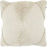 By-Boo Sierkussen Pillow Wabi - Off White (45 x 45 cm)
