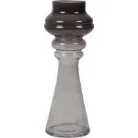 Cozy ibiza Vaas gerookt glas grijs