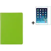 Modo Hoesje iPad Pro 10.5 2017 - 10.5 inch - Hoesje iPad Air 3 10.5 2019 - iPad 10.5 Bookcase Hoes - Screen Protector iPad 10.5 - Groen Hoesje + Tempered Glass