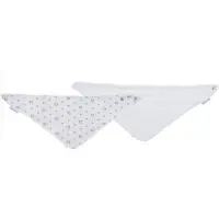 Frogs & Dogs Bandana Bib wit