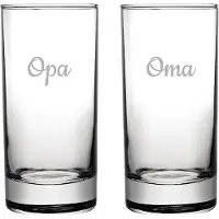 Fusion Gegraveerde longdrinkglas 28,5cl Opa & Oma
