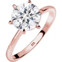 Elli Ring 'Solitärring' rose-goud