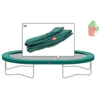 Berg Trampoline Rand ovaal Champion Grand 470x310 cm Groen