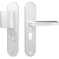 Axa Veiligheidsbeslag Oval Plus D-duwer+kruk U PC55 anti-kerntrek F1