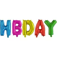 Procos Folieballon Woord Hbday 42 Cm