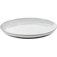 Serax Terres de Rêves by Anita Le Grelle - Bord XL - Ø29 cm - Wit - set van 2